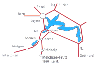 Wegbeschrieb nach Melchsee-Frutt